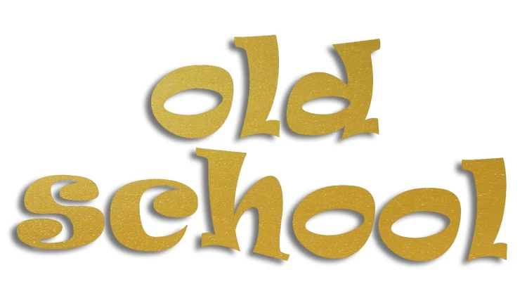 naklejka old school zlota.jpg