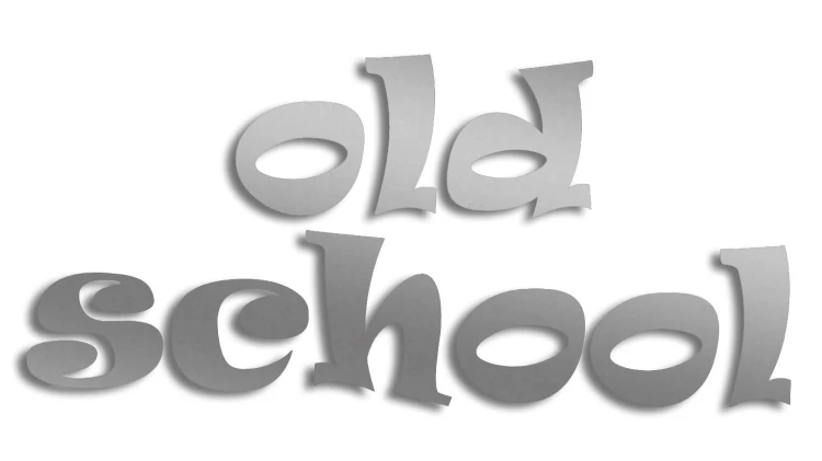 naklejka old school srebrna.jpg