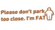 naklejka-please-dont-park-too-close-im-fat-brazowa.jpg