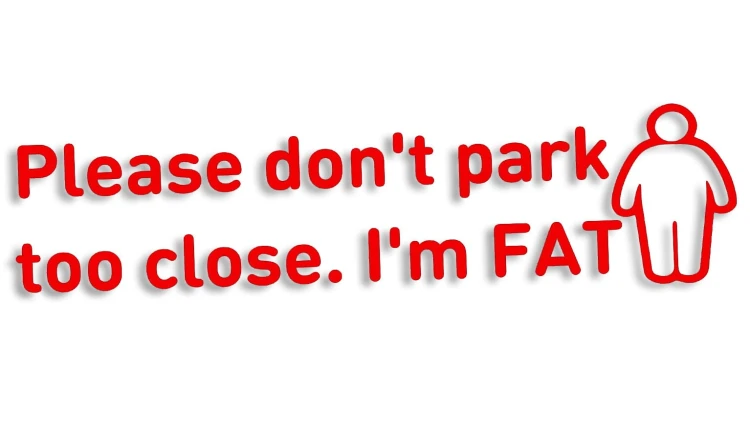 naklejka-please-dont-park-too-close-im-fat-czerwona-neon.jpg