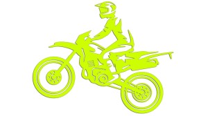 MOTOR ENDURO MOTOCROSS OFFROAD - kolory neonowe