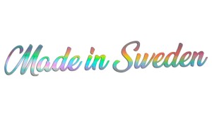 MADE IN SWEDEN - NAPIS OZDOBNY (Saab Scania Volvo) - holograficzna