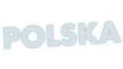 Naklejka na auto POLSKA napis na klapę szybe - oznaczenie kraju - odblaskowa