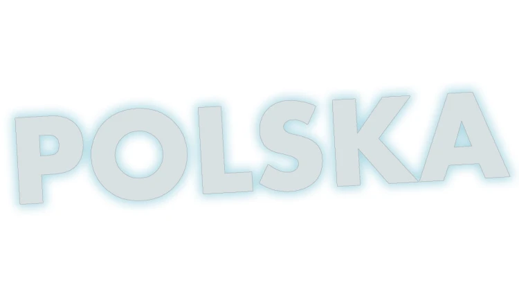Naklejka na auto POLSKA napis na klapę szybe - oznaczenie kraju - odblaskowa