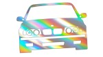 BMW E34 - SERIA 5 PRZÓD - holograficzna