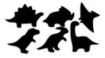 DINOZAURY - DINOZAUR 6 SZTUK - kolory - połysk/mat