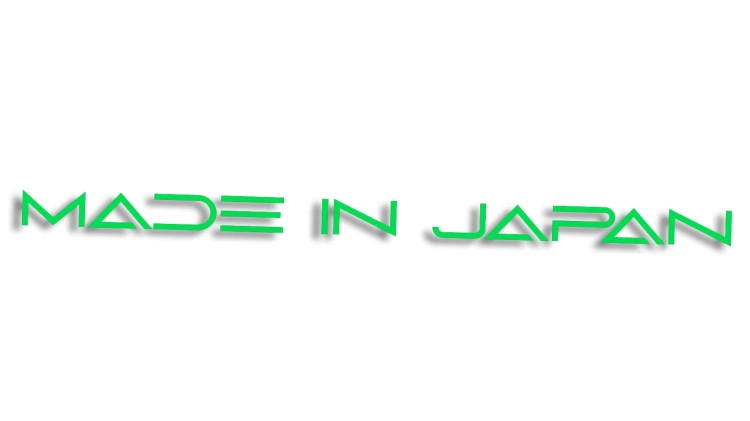 naklejka made in japan czcionka zielona neon.jpg