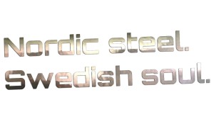 NORDIC STEEL SWEDISH SOUL do Saab Scania Volvo - kolory - chrom