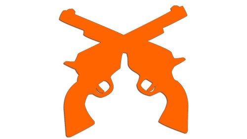 naklejka-skrzyzowane-rewolwery-pomaranczowa-neon.jpg
