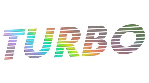 TURBO PASKI - holograficzna