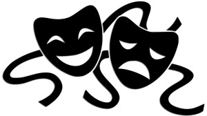 TEATR - MASKI - MELPOMENE - TALIA - kolory - połysk/mat