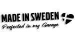 MADE IN SWEDEN - PERFECTED IN MY GARAGE (Saab Scania Volvo) - kolory - połysk/mat