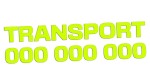 TRANSPORT - NUMER TELEFONU - kolory neonowe