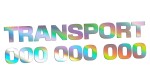 TRANSPORT - NUMER TELEFONU - holograficzna