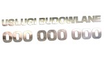 USŁUGI BUDOWLANE - NUMER TELEFONU - kolory - chrom