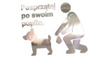 POSPRZĄTAJ PO SWOIM PUPILU / PSIE - kolory - chrom
