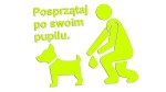 POSPRZĄTAJ PO SWOIM PUPILU / PSIE - kolory neonowe