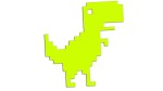 DINOZAUR 8 BIT - kolory neonowe