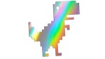DINOZAUR 8 BIT - holograficzna