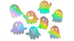 DUCH DUSZKI HALLOWEEN 8 SZTUK - holograficzna
