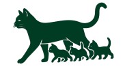 naklejka-kocica-i-male-kociaki-ciemny-zielony.jpg