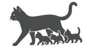 naklejka-kocica-i-male-kociaki-grafitowa.jpg