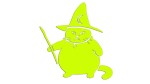 CAT WIZARD KOT - kolory neonowe