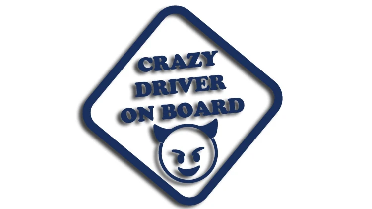 naklejka crazy driver on board granatowa.jpg