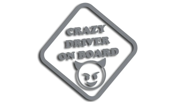 naklejka crazy driver on board szara.jpg