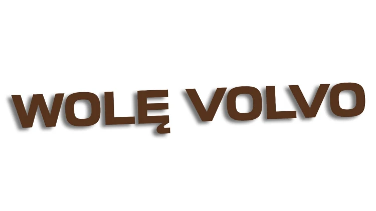 naklejka wole volvo ciemny brazowy.jpg