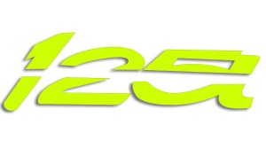 Naklejka 125i - kolory neonowe