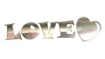 LOVE SERCE MIŁOŚĆ - kolory - chrom