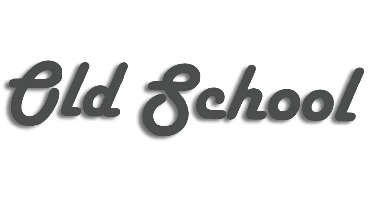 naklejka old school 4 grafitowa.jpg