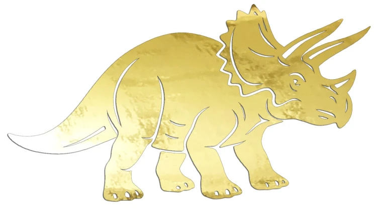 naklejka-triceratops-dinozaur-zloty-chrom.jpg