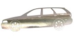 VOLVO V40 BOK - kolory - chrom