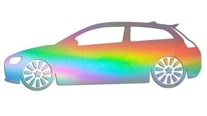 VOLVO C30 bok - holograficzna