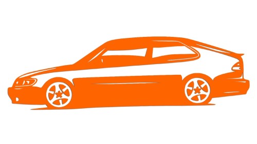 naklejka-saab-93-coupe-bok-pomaranczowa-neon.jpg