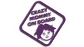 naklejka crazy mommy on board fioletowa.jpg