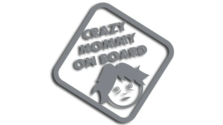 naklejka crazy mommy on board szara.jpg
