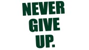 naklejka-never-give-up-ciemny-zielony.jpg