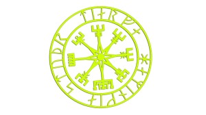 KOMPAS WIKINGÓW - LOS SPRZYJA ODWAŻNYM - kolory neonowe