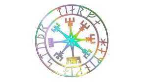 KOMPAS WIKINGÓW - LOS SPRZYJA ODWAŻNYM - holograficzna