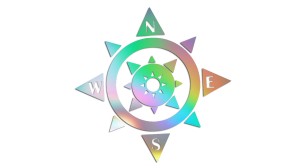 RÓŻA WIATRÓW #4 - holograficzna