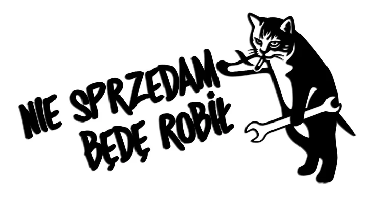 naklejka-nie-sprzedam-bede-robil-kot-mechanik.jpg