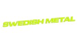 Naklejka SWEDISH METAL do Saab Scania Volvo - kolory neonowe
