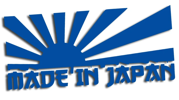 naklejka made in japan rising sun niebieska.jpg