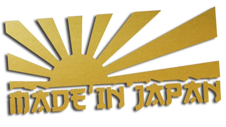 naklejka made in japan rising sun zlota.jpg