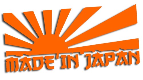 naklejka made in japan rising sun pomaranczowa neon.jpg