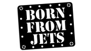 Naklejka na auto Born from Jets - dedykowana do Saab - czarna