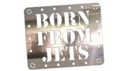 Naklejka na auto Born from Jets - dedykowana do Saab - chromowana